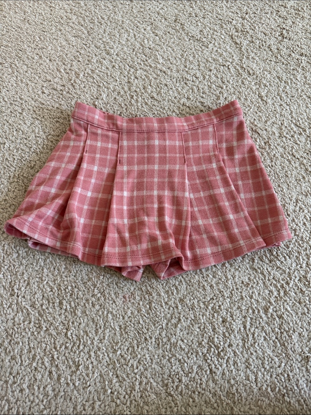 Carter's Pink Plaid Girls' Skort